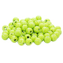 50 Piece Tennis Round Acrylic Loose Spacer Large Hole Beads Accessories Findings for Jewelry Making Crafts 11mm