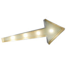 3V 40W Power LED Light Wedding Party Cafe Birthday Night Party Decoration Lights 12 INCH Silver Arrow Shape
