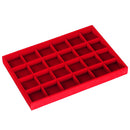 24 Grids Ring Earrings Cufflinks Jewelry Display Organizer Box Tray Showcase