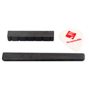 Plastic Nut Slotted & Bridge Saddle for Classical Guitar Accessories Black