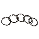 Fashionable Elastic Hair Band Rope Ponytail Holders For Lady Girls Party Hair Decor Accessory Pack of 5PCS Black