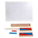 Wooden Montessori Mathematics Material Addition and Subtraction Strip Board Kids Childrens Early Educational Maths Toy