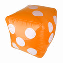 Inflatable Large Dice Toys 23.6 inch Orange