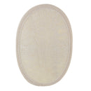1 piece Beige Oval Shaped Bath Shower Washing Exfoliator Face Body Skin Loofah Scrubber Brush SPA Massage Sponge Pad
