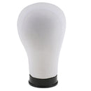 Mannequin Model Cork Head Canvas Block Head Wig Cap Making Display White 21"