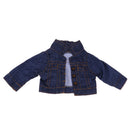 Dark Blue Denim Jacket Coat For 16inch Salon Doll Clothes Accessories