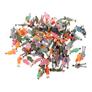 50 Mixed Standing People Figure Passenger Train Park Diorama Scenery 1:87 HO