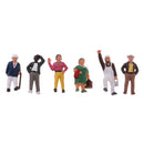 1/87 Scale Resin People Figure Model - Assorted Passerby for Train Roadway Scenery Decoration