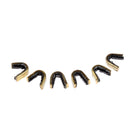 (Set of 6 pcs) Bowstring Nocks Protect Buckle Clips Nocking Point Hunting - Copper