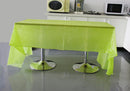 Generic Portable Rectangular Tablecloth Table Cover Liner Decoration for Wedding Party Green