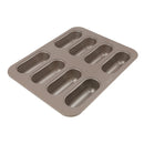 8 Cup Non-stick Mini Hotdog Tray Roasting Bread Baking Hotdog-shape Cake Pan