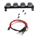 White LED Light w/ Cover Lampshade for 1/10 Axial SCX10 D90 CC01 RC Car Accs