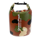 Magicdeal Waterproof Dry Bag For Swimming Camping Fishing Drifting Camouflage Green 5L
