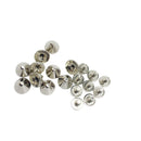 10 Sets Spikes Metal Studs Rivets Screwback Spots Cone Leather Craft DIY 9x6mm