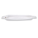 Heavy Duty Anti-UV White PVC Marine Yacht Boat Fender Bumper Dock Shield Protection Deflated 16.5" x 4.33"