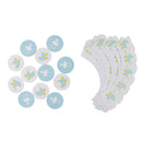 Pack of 24 Cute Baby Carriage Pacifier Design Paper Cupcake Topper & Cake Wrapper Decor Set