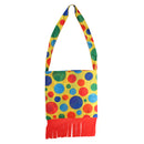 Polka Dot Clown Shoulder Bag Fancy Dress Halloween Carnival Clown Costume Accessory