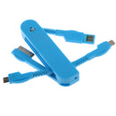 3 in 1 Micro & IOS USB Data Sync Cable Lead Charger for iPhone 4 4s 7 8 Samsung HTC