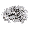 100 Pieces Picture Photo Frame Hardware Metal Spring Turn Clip Hangers Framing Fixing Tools Silver