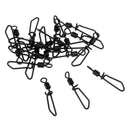 20pcs Carp Fishing Accessories Swivel with Quick Change Snap Clips Connector