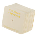 100 Pieces Wholesale Beige Paper Card Jewelry Earring Ear Studs Hanging Display Holder Hang Cards