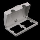 Home-Mounted 86 Type Switching Power Supply Panel,Waterproof Socket Flip Waterproof Enclosure Box 2 Holes White