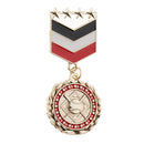 Vintage Star BADGE Military Medal Brooch Pin Lapel Epaulet Jewelry