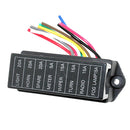 8 Way 32V Car Boat Blade Fuse Box Block Holder for Middle Size ATC ATO