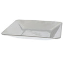 4.7" x 4.7" Square Stainless Steel Barbecue Skewers Plate Dinner Dish Outdoor Camping Food Dish