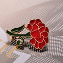 Gorgeous Red Cute Carnation Flower Broach Brooch for Mother's Day Gift