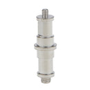 1/4" Male to 3/8" Male Threaded Screw Adapter Spigot Stud Flash Light Stand
