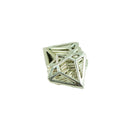 50 Pieces Tibetan Silver Flat filigree Hollow Diamond DIY Charm Pendant 20mm