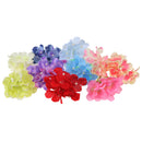 10 Pieces Silk Hydrangea Flower Heads with Stem for Bridal Bouquet Wedding Decorations