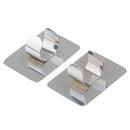 2pcs Mini Nail Art Palette Cosmetic Mixing Palette Set Ring Manicure Nail Tool for Blending Paint Shades Concealers Lipsticks
