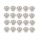 20 Pieces Round Gasket Flat Beads Bracelet Necklace Connector Spacer Beads