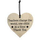 Creative Gift Tag Heart Shaped Beige Wooden Tag Card for Teachers' Day Favor