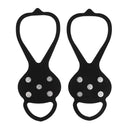 Non-slip Five Teeth Snow Ice Cleats Grippers Grips Spikes Shoes Soles Boots Ice Fishing Climbing