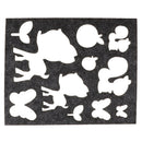 DIY Needle Felt Applique Mold / Mould Needle Felting Starter Kit Beginner Kid Toy Craft Tool Cute Animals