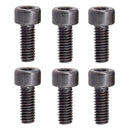 6pcs M4 Electric Guitar Nut Clamp Locked String Saddle Hexagon Screws Black