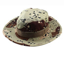 Men Women Fashionable Outdoor Hiking Camping Hunting Hat Cap Wide Brim Fishing Hat Sun Hat Cap Brown