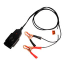 OBD2 To Alligator Clip Connector Car ECU Memory Saver 12V Battery Replace