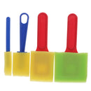 4pcs Painting Sponge Brushes Seal Kids Painting Graffiti Drawing Tools Kit