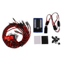 12 LED 4 operation modes Multi-color RC Car Flashing Light Lamp System 4.8-6.0V