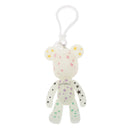 Bear Charm Key Chain w/ Lobster Clasp Lovely Handbag Accessory Colorful Star