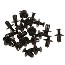 20pcs Auto Clips for KIA HYUNDAI HONDA FIAT MITSUBISHI MAZDA SCHWARZ