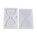 Clear Silicone Pendant Mould Mudboard for Resin DIY Jewelry Making Craft - Hourglass