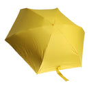 Fashion Yellow 5 Folding MINI Anti-UV Capsule Umbrellas Sun Sunshine Rain Black Adhesive for Women Ladies Parts