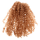 1/6 BJD Doll Long Curly Wig Brown Hairpiece for DOD LUTS DZ Doll Hair Making Supplies