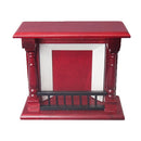 Rosewooden Fireplace Toy for 1:12 Scale Dollhouse Miniature Room Furniture Decor Toys Kids Pretend Play Toy