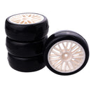 4Pcs 1/10 RC Drift Car Rubber Tire Tyre 65mm for HSP HPI LRP Redcat Traxxas